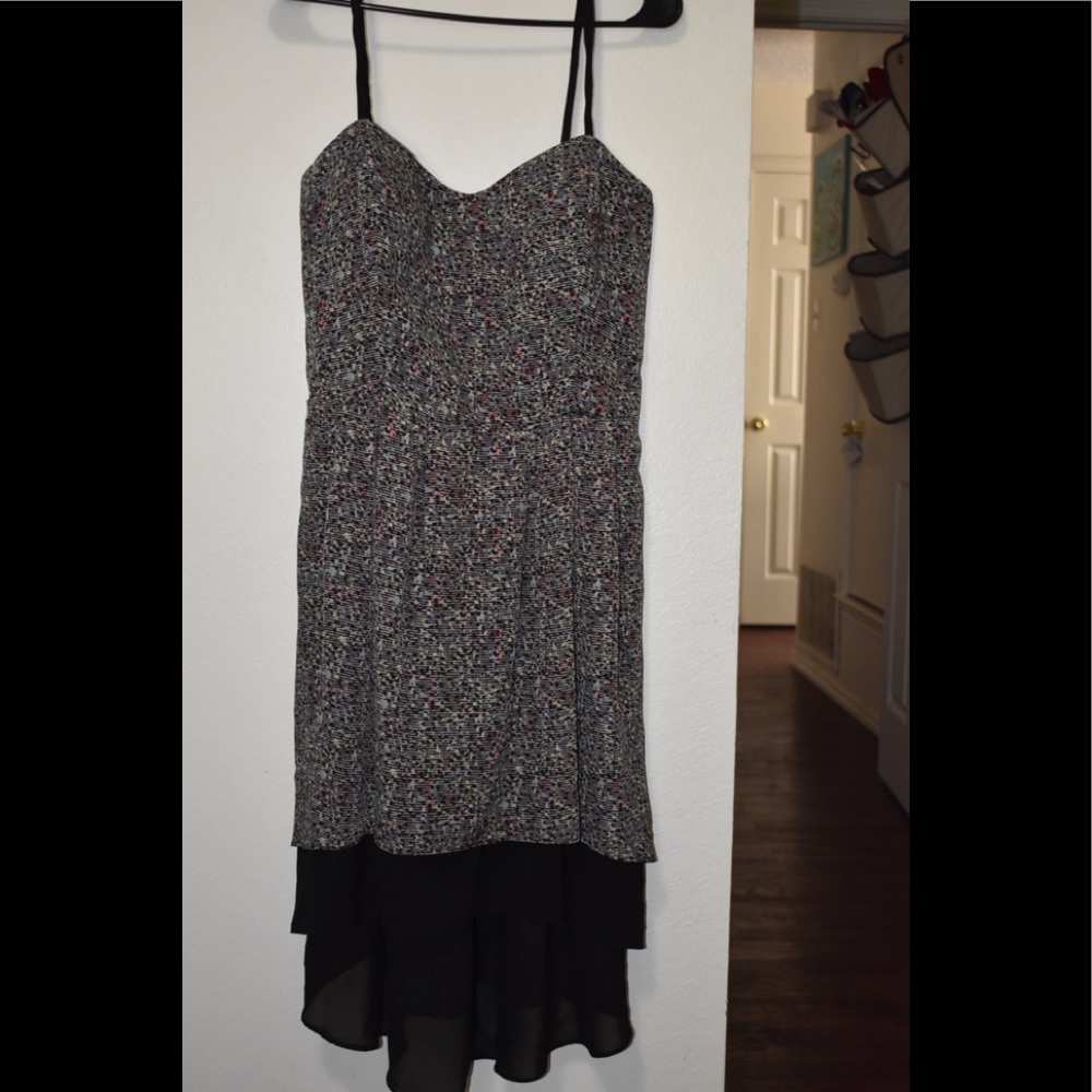 Size L women’s BCBG high-low dress with straps